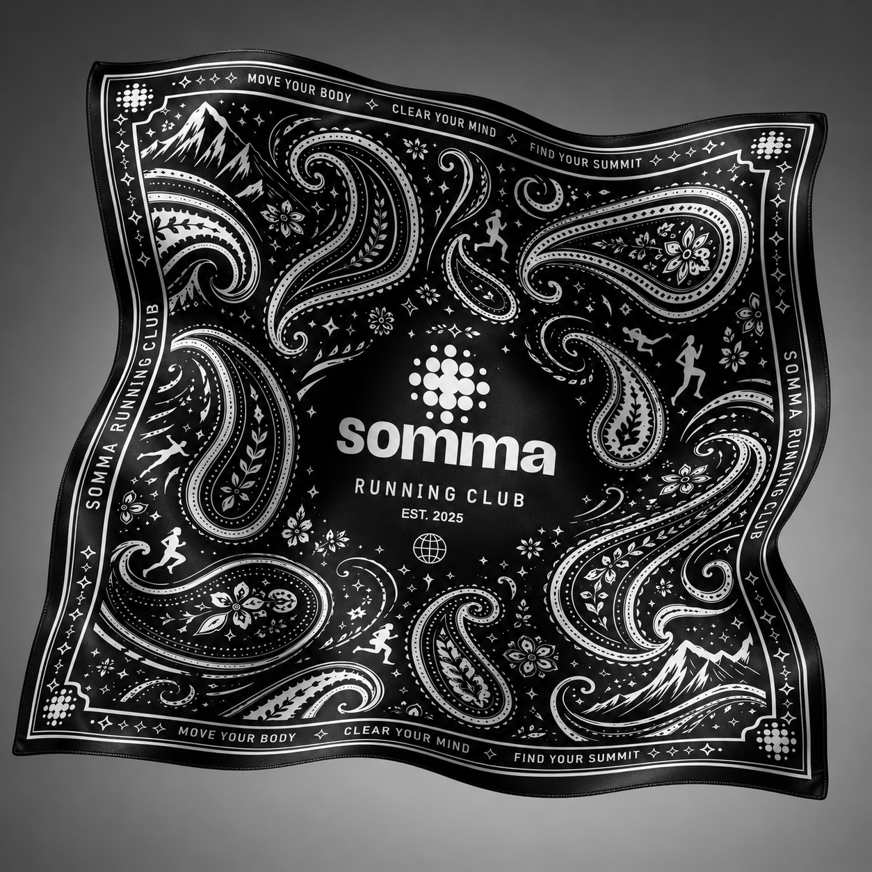 Novo Lenço Preto Somma Club