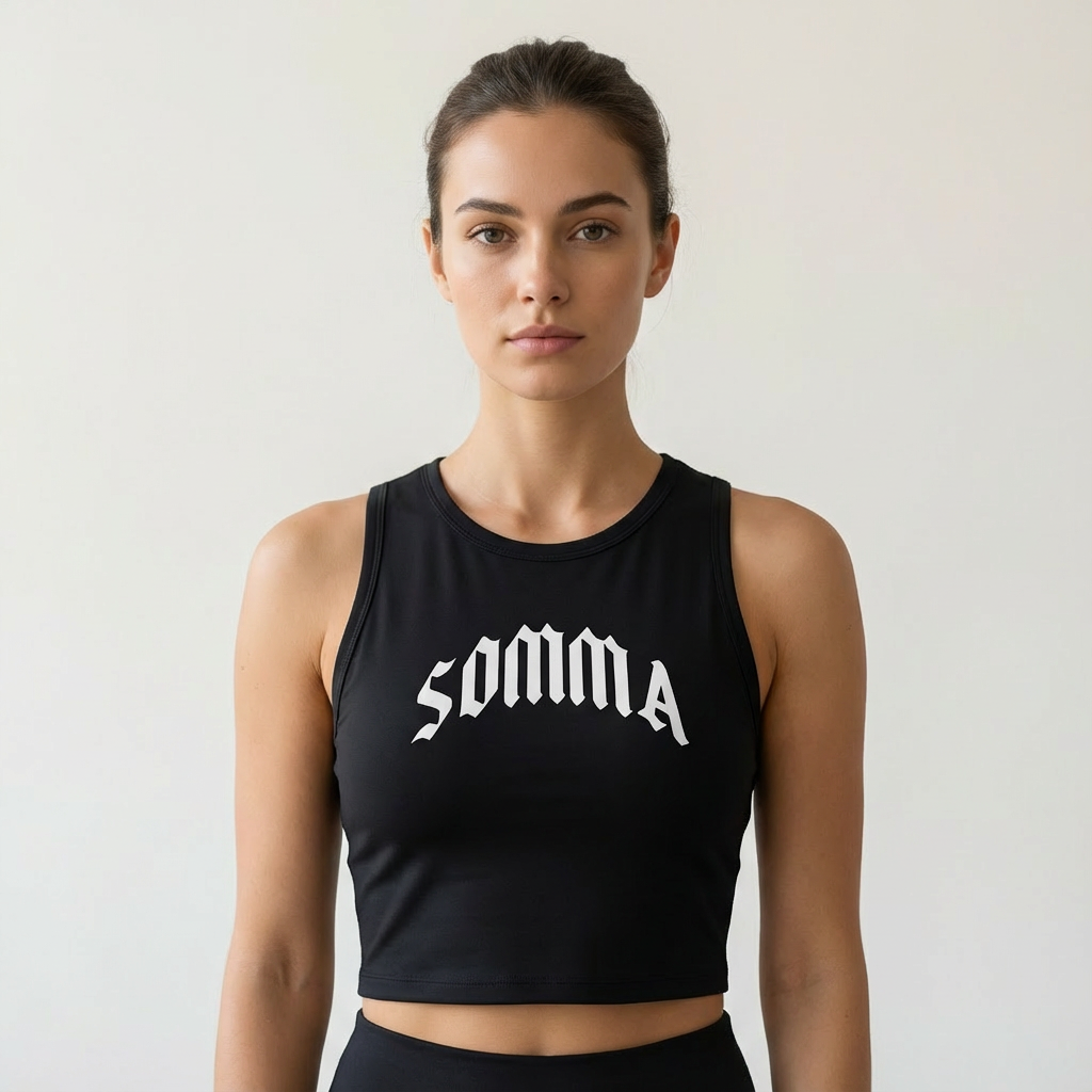 Cropped Preto Performance